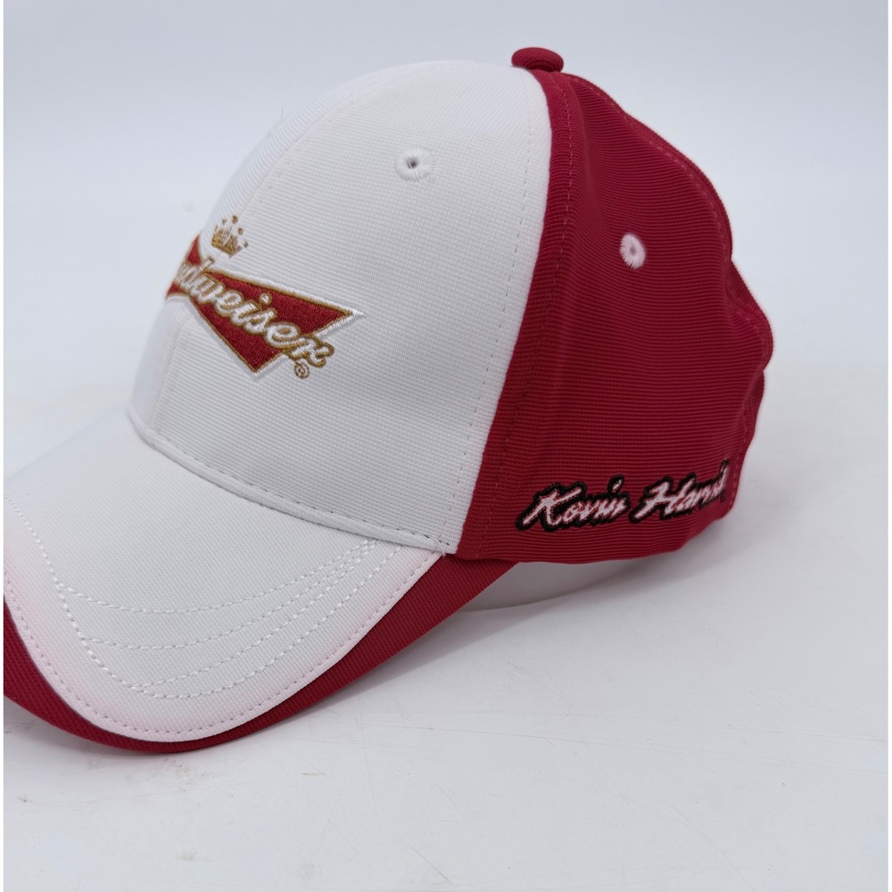 Kevin Harvick #4 NASCAR Hat Red White Budweiser Adjustable Chase Authentics Cap